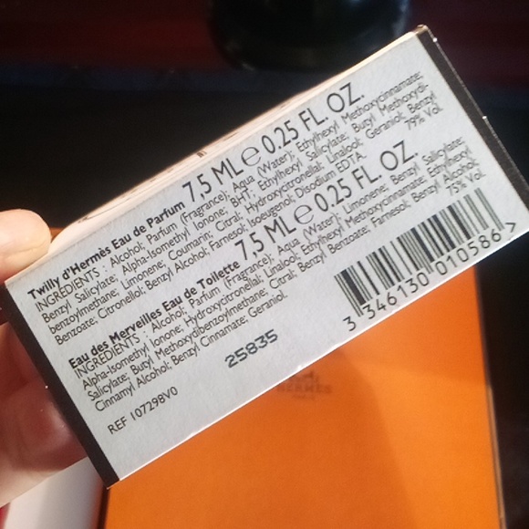 Hermes 4 Perfume Samplers New Unused: In Box With Sheath - Picture 3 of 4